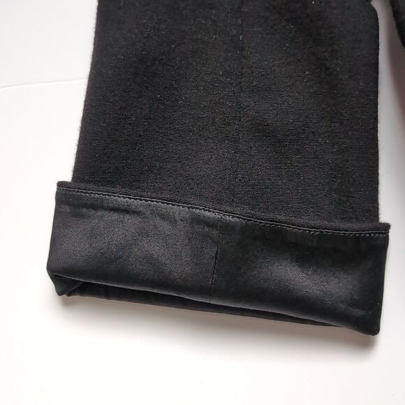 DVF Black Wool Blend Black Wrap Dress KNEE LENGTH XS - Picture 6 of 7